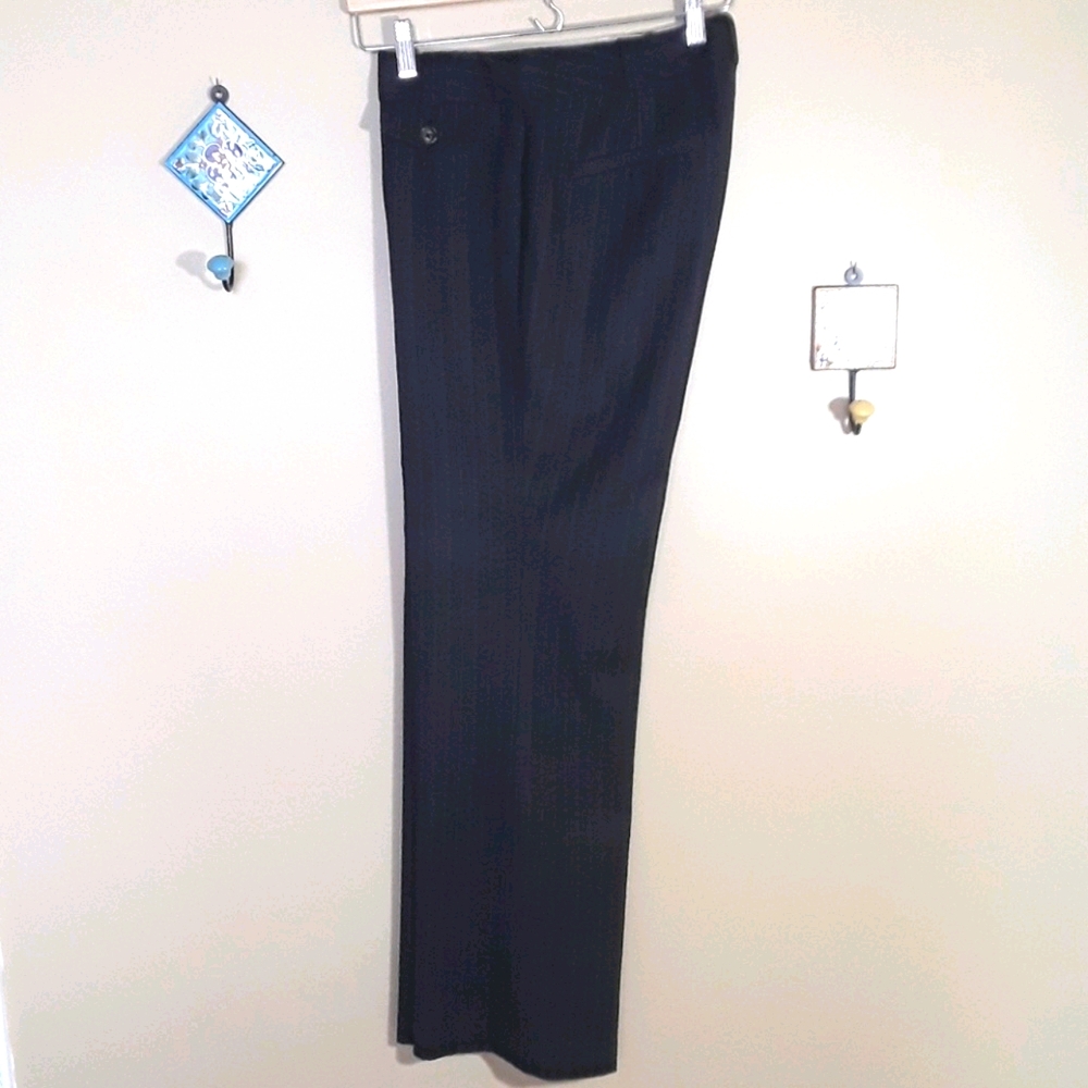 Banana Republic charcoal pin striped wool pants - Picture 1 of 5